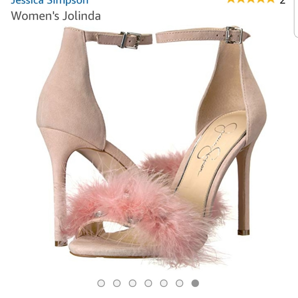 Nwt Jessica Simpson Feather heels